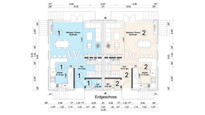 Grundriss, Erdgeschoss