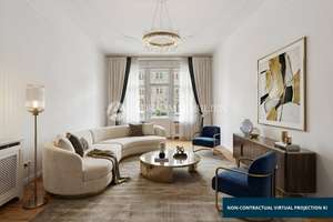 Stuck, Dielen & Flügeltüren: Altbau-Juwel in begehrter Seitenstraße am KuDamm! – Giesebrechtstraße 12, 10629 Charlottenburg, Berlin – Vorschaubild 1