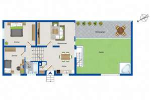 Modernisiertes Einfamilienhaus mit Wintergarten, Sauna und Whirlpool in Düsseldorf – Die vollständige Adresse der Immobilie erhältst du vom Anbieter., 40627 Unterbach, Düsseldorf – Vorschaubild 9