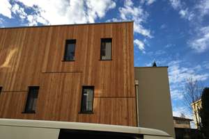 Neubauprojekt mit Sichtbetonelementen Bismarckviertel