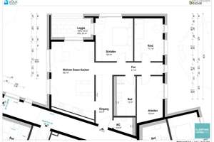Stilvolle, lichtdurchflutete 4-Zimmer Neubauwohnung mit Loggia - Neubau - 1.3.2 – Die vollständige Adresse der Immobilie erhältst du vom Anbieter., 89231 Neu-Ulm – Vorschaubild 2