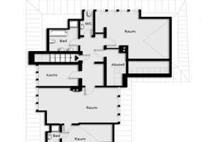 Geräumige 3-Zimmer-Dachgeschosswohnung mit Fussbodenheizung in Kettwig – Die vollständige Adresse der Immobilie erhältst du vom Anbieter., 45219 Kettwig, Essen – Vorschaubild 11
