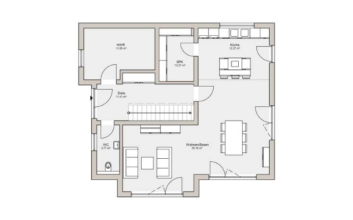 Grundriss Erdgeschoss