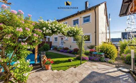 2-FH mit Ausbaupotenzial (3-FH) in Großbettlingen mit Garage, Stpl. & Traumgarten