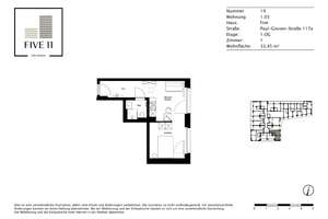 Modernes 1-Zimmer-Apartment mit Einbauküche  – Paul-Gossen-Straße 117a, 91052 Rathenau, Erlangen – Vorschaubild 18