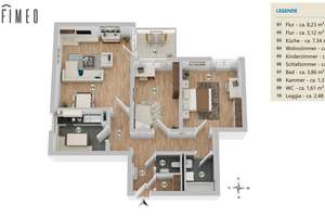 Viel Platz, viel Licht, viel Potenzial – 3 Zimmer mit Südbalkon in Aubing – 81243 Aubing-Süd, München – Vorschaubild 16
