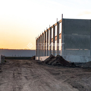 Projektierter Neubau einer Lager- und Logistikhalle an der A 73