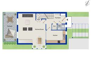 Charmantes Reihenendhaus mit Kaminofen, Terrasse und Garten in Leipzig-Schönau – Die vollständige Adresse der Immobilie erhältst du vom Anbieter., 4205 Schönau, Leipzig – Vorschaubild 16