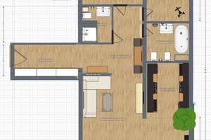 Kernsanierte helle 3,5 Zimmer Wohnung mit Balkon in Perlach! Bezugs-und provisionsfrei! – Die vollständige Adresse der Immobilie erhältst du vom Anbieter., 81737 Neuperlach, München – Vorschaubild 2