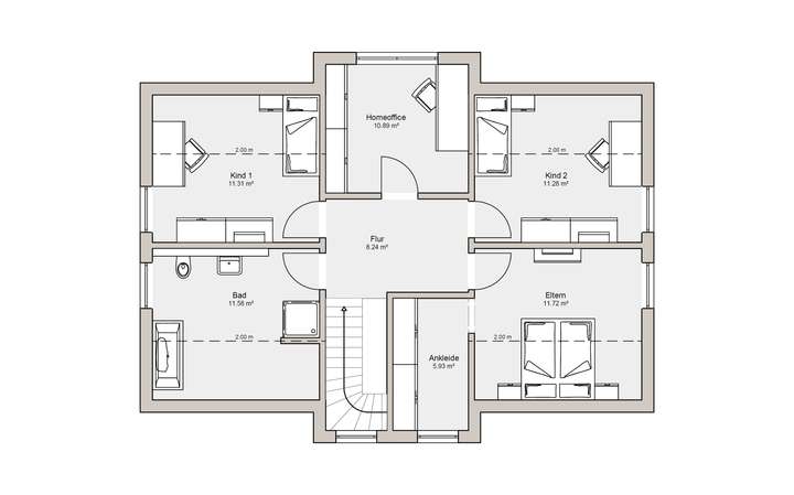 Grundriss Dachgeschoss