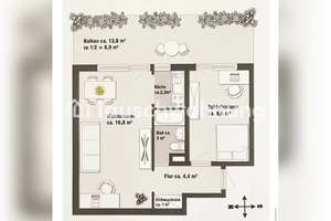 Tauschwohnung: 2 Zimmer Whg, Loggia, EBK – Die vollständige Adresse der Immobilie erhältst du vom Anbieter., 80469 Dreimühlen, München – Vorschaubild 9