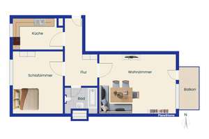 Kapitalanlage - Freundlich helle 2-Zimmer-Wohnung im gefragten und ruhigen Leipzig Holzhausen – 4288 Holzhausen, Leipzig – Vorschaubild 16