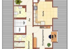 schöne Dachgeschosswohnung 
im 2. OG mit Garage und Gartenmitbenutzung 
in Nürnberg-Großreuth – Die vollständige Adresse der Immobilie erhältst du vom Anbieter., 90431 Großreuth bei Schweinau, Nürnberg – Vorschaubild 20