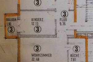 Möblierte 3-Zimmer-Wohnung in Pullach – mit Balkon, Keller und Garage  – 82049 Pullach im Isartal – Vorschaubild 9