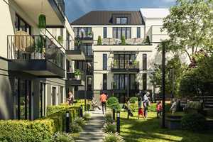 Weißensee: Langhansstr: ERSTBEZUG im NEUBAU ab Dezember 2025: 3-4 Zi-Wohnung mit 2 SÜD Balkonen – Berlin – Vorschaubild 1