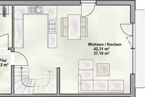 Reiheneckhaus (Neubau) in Augsburg im gehobenen Stadtteil Göggingen in ruhiger und grüner Lage – Die vollständige Adresse der Immobilie erhältst du vom Anbieter., 86199 Göggingen-Süd, Augsburg – Vorschaubild 9