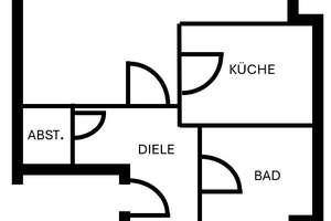Gestaltungsfreiheit in gepflegter Lage oberhalb des Kurparks - 2-Zimmer-Wohnung mit Balkon – Die vollständige Adresse der Immobilie erhältst du vom Anbieter., 70374 Muckensturm, Stuttgart – Vorschaubild 9