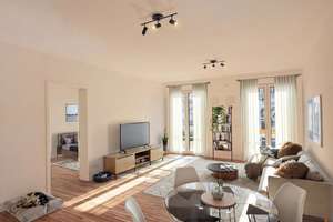 KFW 40 FÖRDERFÄHIG! Moderne 2-Zimmer-Wohnung mit einem Südbalkon - ab Juni bezugsfrei! – Die vollständige Adresse der Immobilie erhältst du vom Anbieter., 13158 Wilhelmsruh, Berlin – Vorschaubild 1