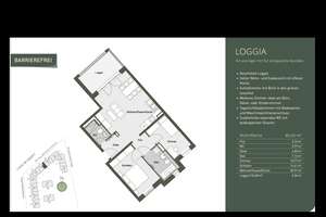 Neubau (KfW55): Moderne 3-Zimmer-Wohnung mit Loggia, EBK & Tiefgarage in Darmstadt-Mitte