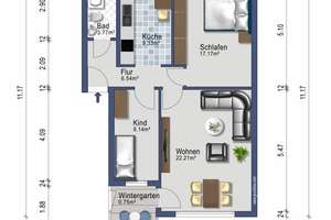 Top sanierte Wohnung mit Wintergarten im beliebten Berlin-Karlshorst! – Die vollständige Adresse der Immobilie erhältst du vom Anbieter., 10318 Karlshorst, Berlin – Vorschaubild 18