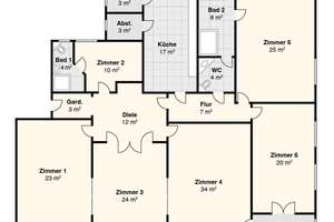 Exklusive 5,5-Zimmer Wohnung mit 187 m² in Hamburg-Winterhude – Die vollständige Adresse der Immobilie erhältst du vom Anbieter., 22301 Winterhude, Hamburg – Vorschaubild 19
