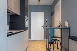 Smart Living! Luxus-Studio mit maßgeschneiderter Möblierung | verfügbar ab sofort! – Mindener Straße 102-110, 40227 Oberbilk, Düsseldorf – Vorschaubild 10