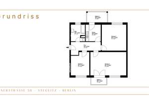 ⭐⭐⭐ Helle, geräumige und moderne 3-Zimmer-Wohnung mit freiem Blick neben der Feuerbachstraße. – Körnerstrasse 38, 12157 Steglitz, Berlin – Vorschaubild 15