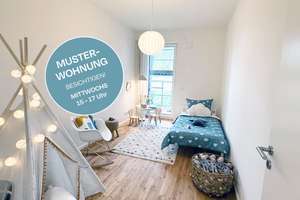 Großzügiger Wohnbereich, Sonnenbalkon & zwei Bäder – stilvolle 3-Zimmer-Neubau-Wohnung im Grünen – Niendorfer Weg 11-15, 22453 Groß Borstel, Hamburg – Vorschaubild 1