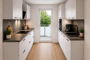 Erstbezug nach Kernsanierung | 3-Zimmer-Wohnung | Großer Balkon | Neue Küche – Die vollständige Adresse der Immobilie erhältst du vom Anbieter., 33102 Kernstadt, Paderborn – Vorschaubild 2