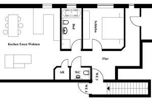 Top modern mit EBK, XL-Balkon & Wärmepumpe: Wunderschöne 3-Zimmer-Wohnung in Selters (Taunus) – Die vollständige Adresse der Immobilie erhältst du vom Anbieter., 65618 Selters (Taunus) – Vorschaubild 4
