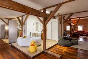 A Hidden Urban Retreat Above Berlin - LOFT Penthouse mit Sauna, Kamin und Panoramaterrasse – Die vollständige Adresse der Immobilie erhältst du vom Anbieter., 10557 Moabit, Berlin – Vorschaubild 13