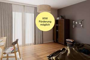 Barrierefreie Eigentumswohnung mit Südloggia zwei Bädern und Fußbodenheizung – Lilli-Marx-Straße 24, 40597 Benrath, Düsseldorf – Vorschaubild 1