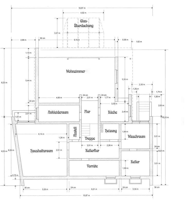 Gartengeschoss + Kellergeschos
