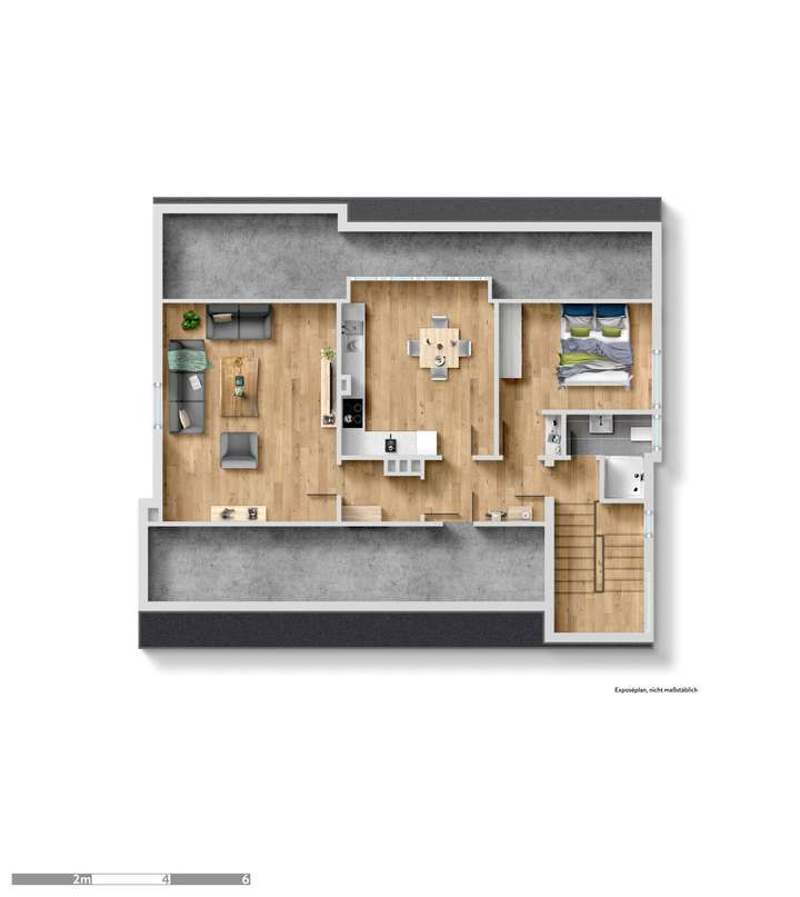 Wohnung Dachgeschoss