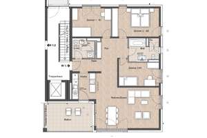Familienfreundliche Wohnung Wiesbaden – 4 Zimmer nahe Stadtwald – Thaerstraße 3, 65193 Nordost, Wiesbaden – Vorschaubild 2