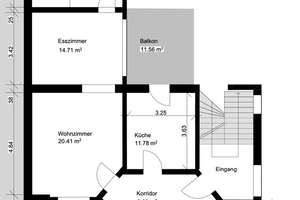 Citynah & sonnig: EG-Wohnung mit Balkon – 3er-WGs willkommen – Die vollständige Adresse der Immobilie erhältst du vom Anbieter., 33602 Mitte, Bielefeld – Vorschaubild 11