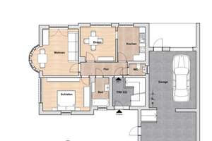 Zweifamilienhaus  (auch als EFH nutzbar) auf großzügigem, sonnigen Eckgrundstück – Holzstraße 50, 88512 Mengen – Vorschaubild 50