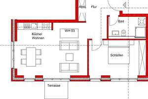 Beverbäker Wiesen - großzügige 2 Zimmer mit Terrasse und moderner Einbauküche – Bohlenhof 16, 26123 Donnerschwee, Oldenburg (Oldenburg) – Vorschaubild 5
