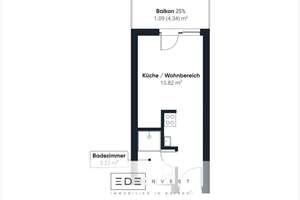 Perfekte Kapitalanlage - 1 Zimmer Apartment direkt an der City Galerie – Die vollständige Adresse der Immobilie erhältst du vom Anbieter., 86153 Am Schäfflerbach, Augsburg – Vorschaubild 10