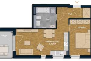 Helle -Zimmer-Neubauwohnung mit Einbauküche wird frei – Nürnberger Straße 157, 91052 Rathenau, Erlangen – Vorschaubild 9