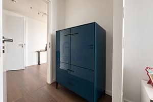 Exklusiv möbliertes Skyline-Living im Grand Tower – Designermöbel von B&B Italia & Schramm inklusive – 60327 Gallus, Frankfurt am Main – Vorschaubild 8