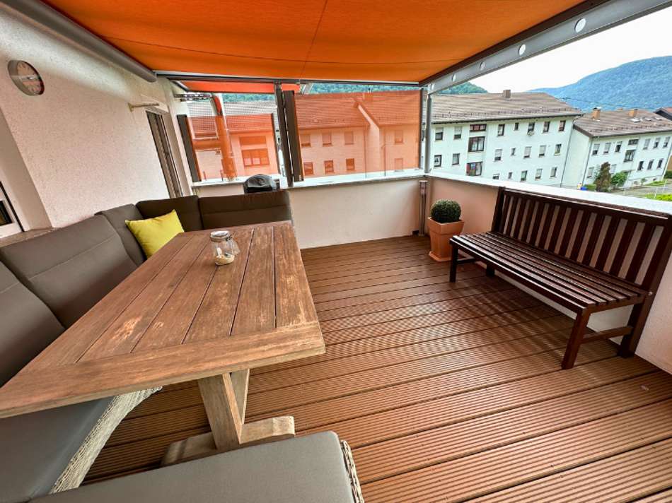Terrasse mit Sichtschutz