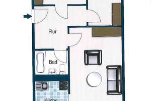 Familien willkommen: günstige 3-Zimmerwohnung mit Balkon und Aufzug! – Boxberger Str. 2, 1239 Prohlis-Süd, Dresden – Vorschaubild 2