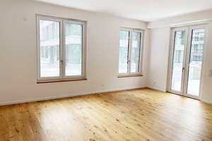 Terrassenwohnung im Neubau: 2 Zimmer mit viel Platz, Einbauküche, Parkett,Tageslichtbad, Abstellraum – Hildesheimer Straße 442, 30519 Wülfel, Hannover – Vorschaubild 2