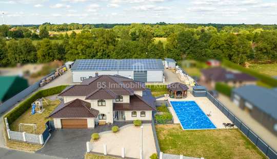 Bild von !!Effizienz durch Photovoltaik!! Exkl. EFH mit Gewerbehalle, Pool und D-Garage