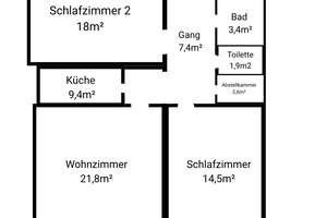 Sonnendurchflutete 3,5-Zimmer-Wohnung in Fürth mit klasse Aussicht. Von Privat – 90766 Hardhöhe, Fürth – Vorschaubild 7