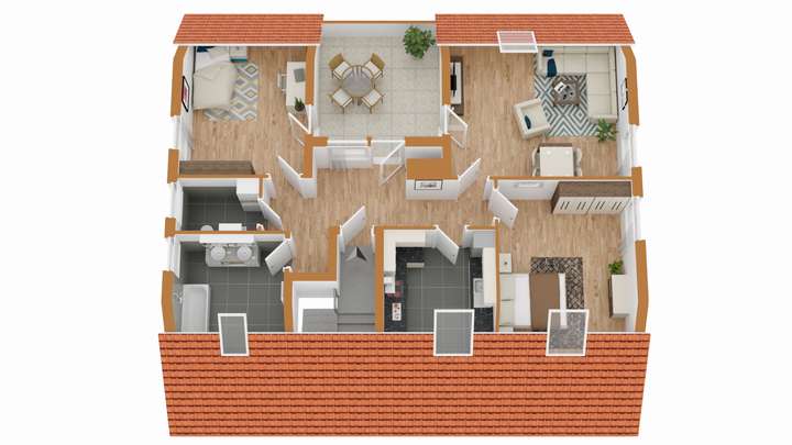 Grundriss Dachgeschoss