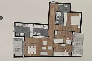 Moderne, lichtdurchflutete 4,5 Zimmer Wohnung in der  Heidelberg Bahnstadt