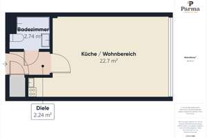 Ideale Kapitalanlage: Vermietetes 1-Zimmer-Appartement in guter Lage von Köln-Lindenthal – Die vollständige Adresse der Immobilie erhältst du vom Anbieter., 50933 Braunsfeld, Köln – Vorschaubild 5