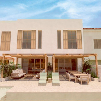 Neues Haus mit 4 Schlafzimmern und Pool in Ses Salines zu verkaufen